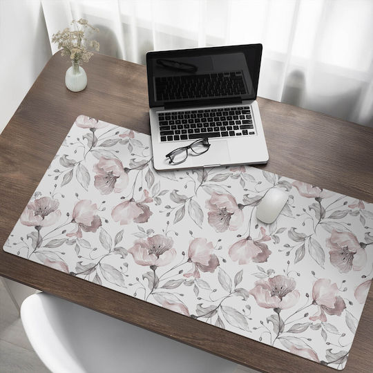 Μοντέρνο Χαλί Γραφείου Εργασία Απόσταση Vintage Floral Pattern 120x60 Εκ