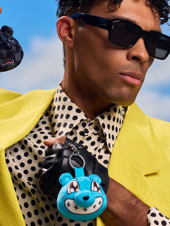 Sprayground Μπρελόκ Γούρι Υφασμάτινο Γκρι