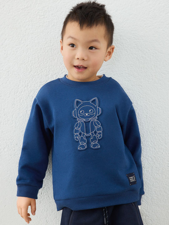 Kids Sweatshirt Dark Blue Brave