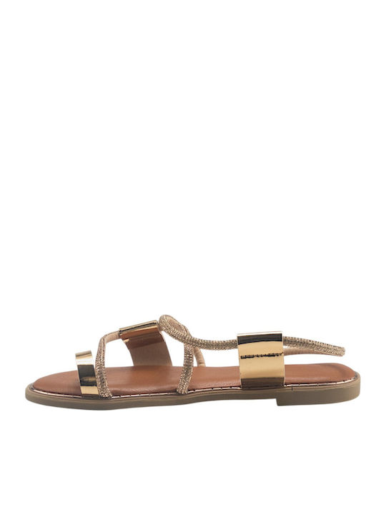 Women's Flat Sandals Rose Gold