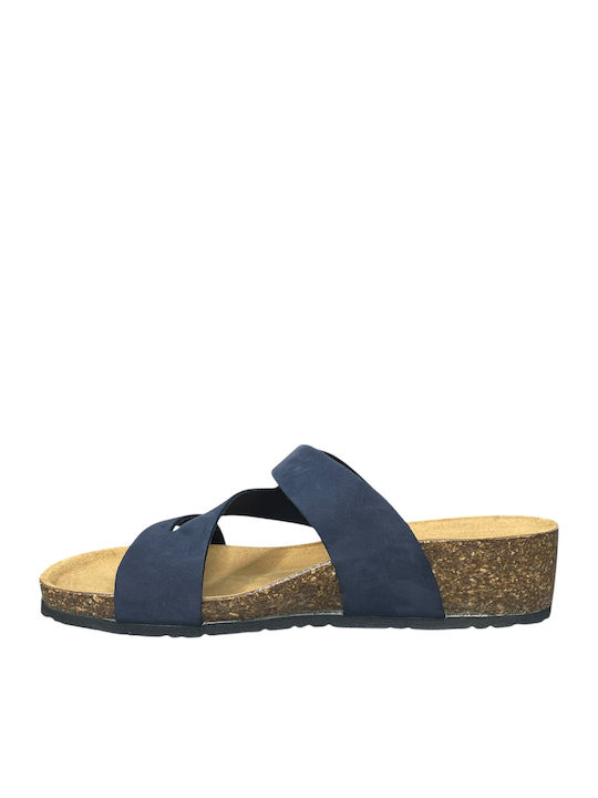 Leather Women's Anatomic Blue Sandals