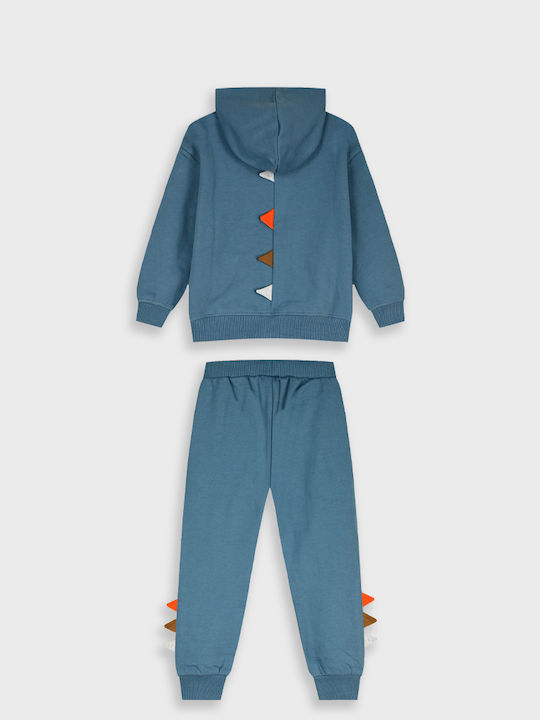 Kids Sweatpants Set With Jacket Paprika