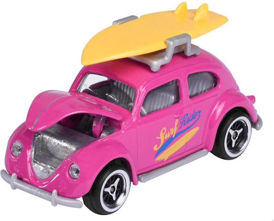 Majorette Количка VW Volkswagen Beetle Розово Жълто Табло 241A-7 1:59 1:59