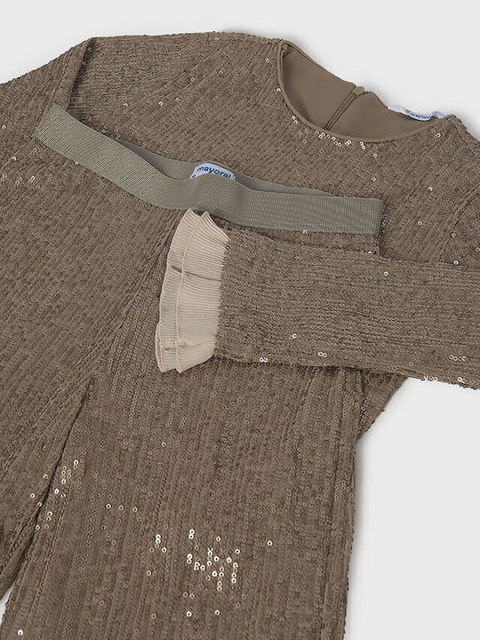 Kids Set with Pants Summer 2 Pieces Grey/Brown