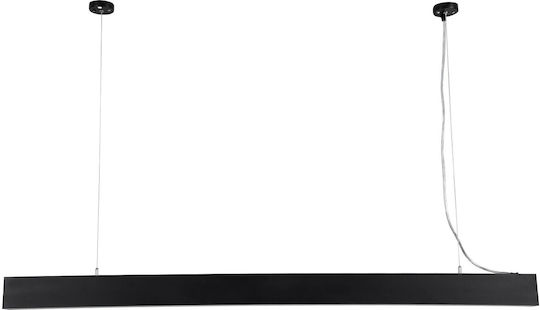 kelvo Orion White LED Ceiling Light With Warm To Cool White Light 120x5cm
