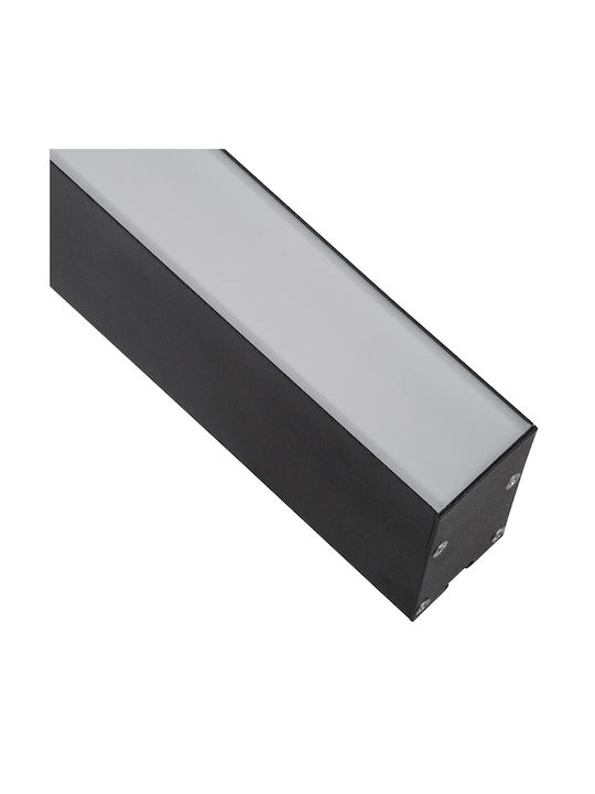 kelvo Orion White LED Ceiling Light With Warm To Cool White Light 120x5cm