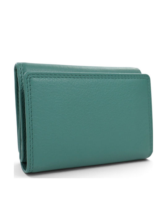 Leather Women's Wallet Green