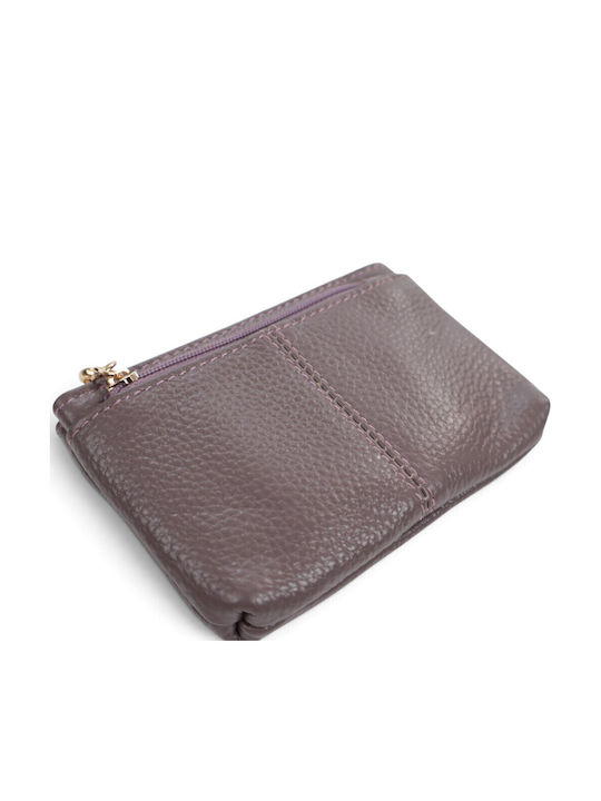 Damenbrieftasche Leder Lila