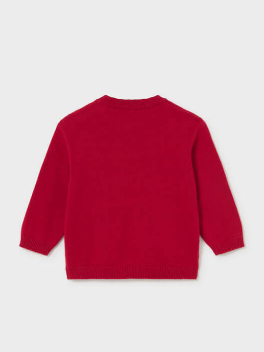 Kids Long-sleeved Red Sweater