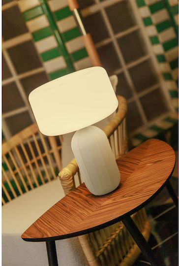 NewGarden Tabletop Solar Light 200lm with Warm White Light 3000K 27.8x27.8x40.7cm