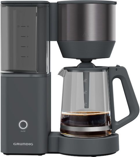Grundig Programmable Filter Coffee Maker 1000W Dark Inox