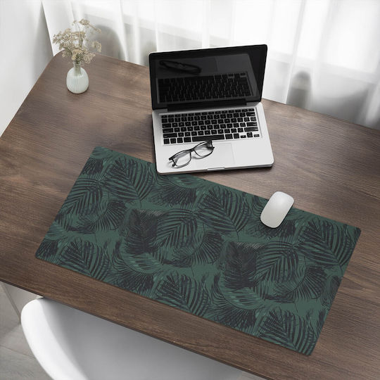 Schreibtischunterlagen Schutz Dekoratives Teppich Tisch Design Blätter Palmen 90x45 cm