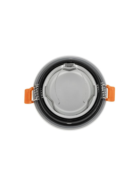 kelvo Metallic Frame for White GU10 Ceiling Spot 8.5x8.5cm
