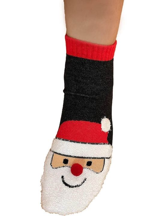 Conte Elegant Women's Christmas Black Socks