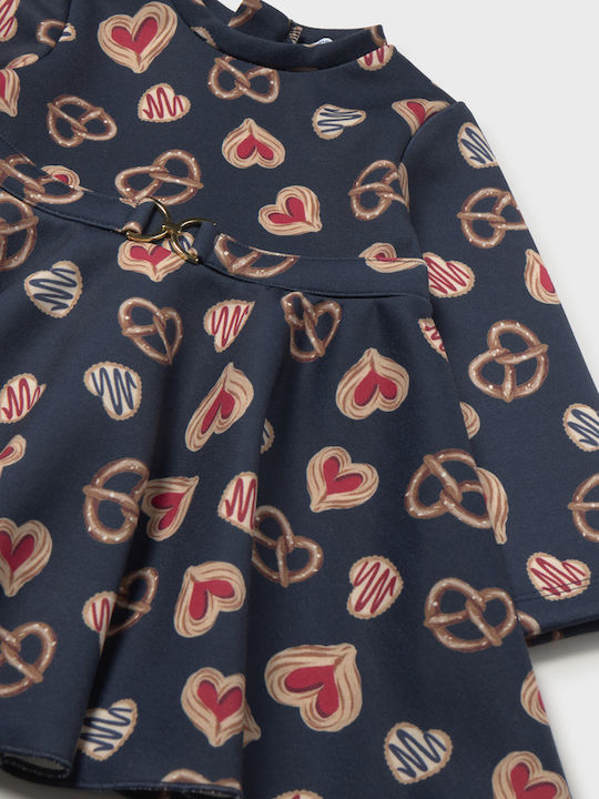 Mädchenkleid Marineblau