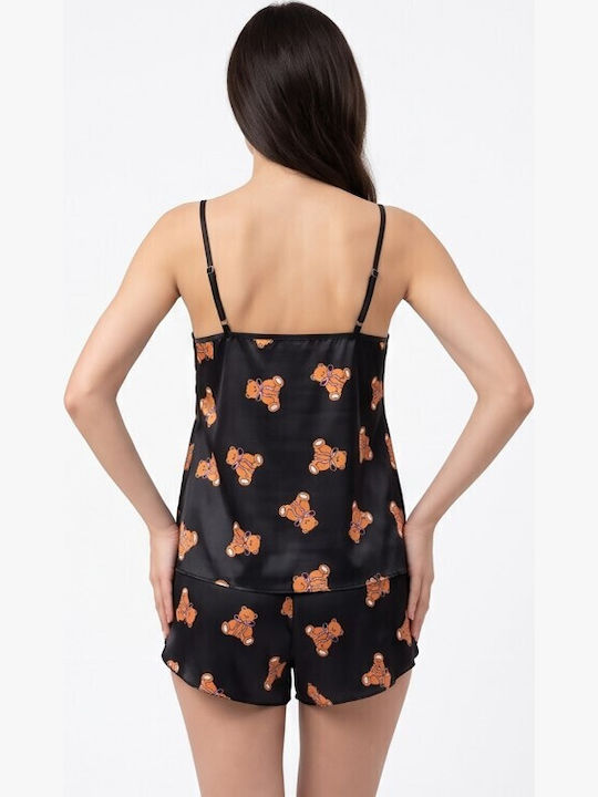 Jumelles Καλοκαιρινό Babydoll Μαυρο