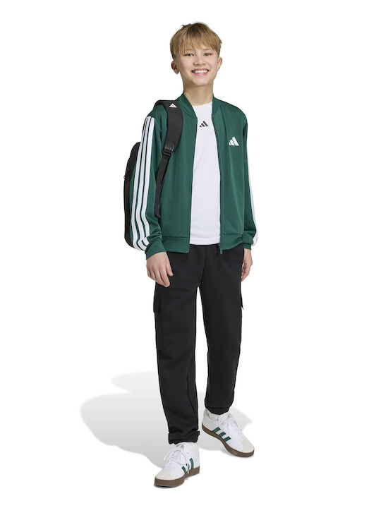 Jacket Παιδικό Αθλητικό Μπουφάν Κοντό Green