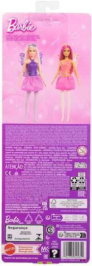 Barbie Fairy Ballerina Purple Dress & Pink Hair Doll For 3+ Years