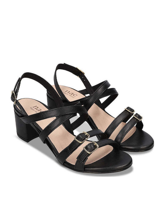 Обувки на ток Черни Hebea Black AppleSkin 41