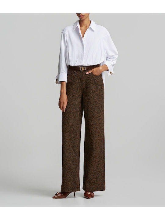 Women's Jean Pants Brown