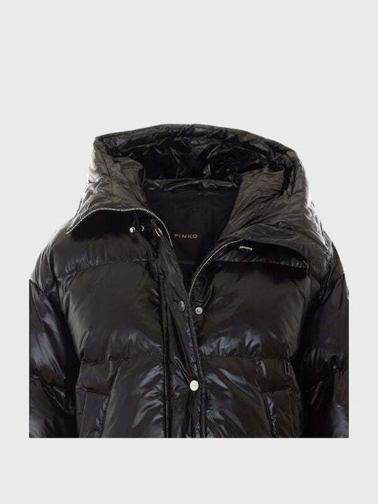 Jachetă de damă pentru iarnă Black