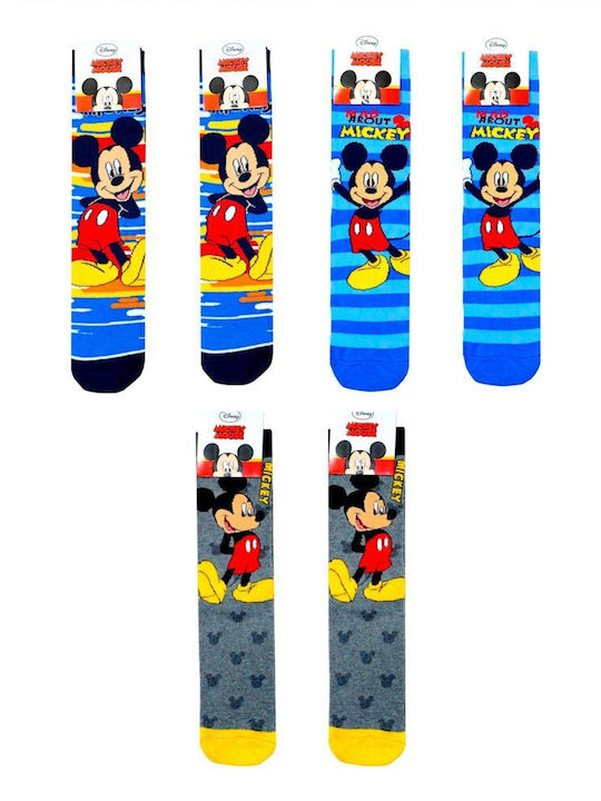 Disney Παιδικές Κάλτσες Mickey Πολυχρωμες 3 Ζευγάρια Disney Παιδικές Κάλτσες Mickey Πολυχρωμες 3 Ζευγάρια