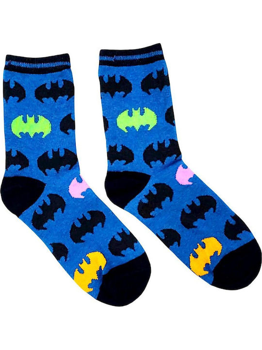Disney Παιδικές Κάλτσες Batman Πολυχρωμες 3 Ζευγάρια