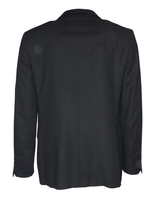 Costum bărbătesc cu croială regular negru