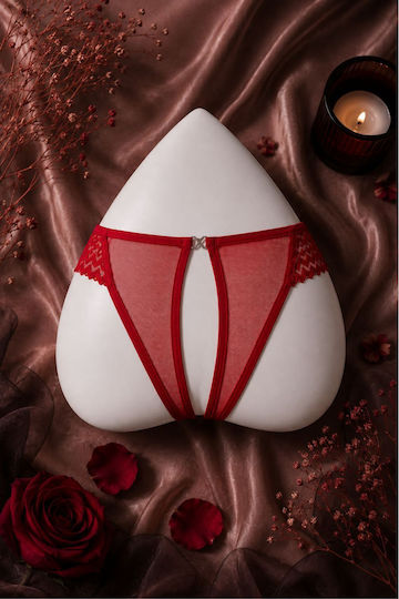 Senses Sexy Panties Damen String Offen Geschnitt F0006 Rote