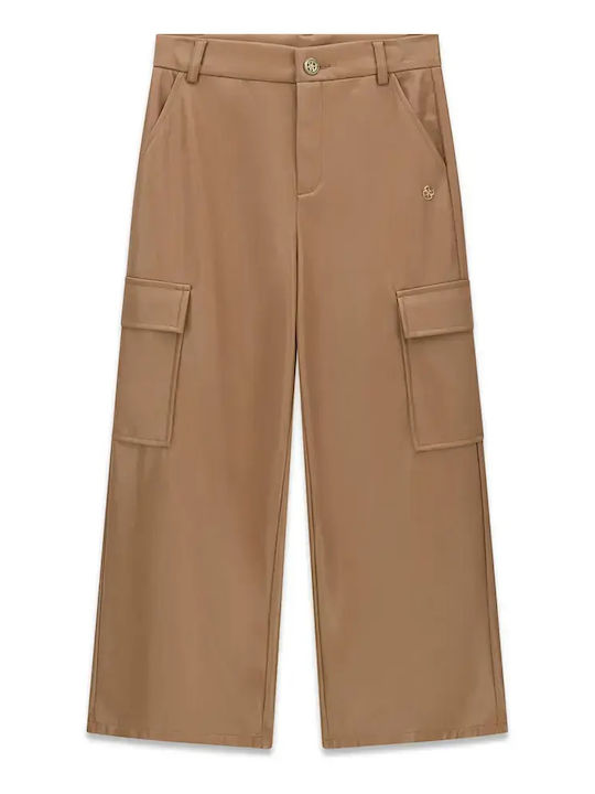 Kinderhose Leder Kamel