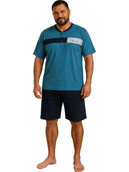 Rimoli Plus Size Summer Men's Cotton Pyjamas Veraman