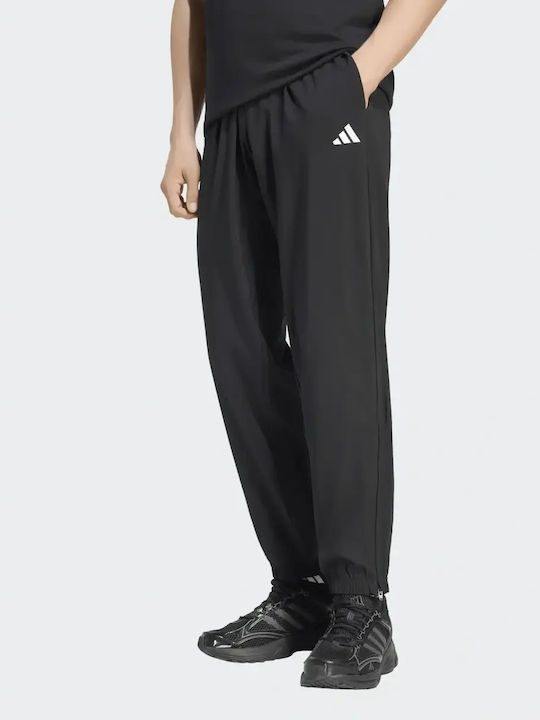adidas Essentials Jogger Trousers Black White