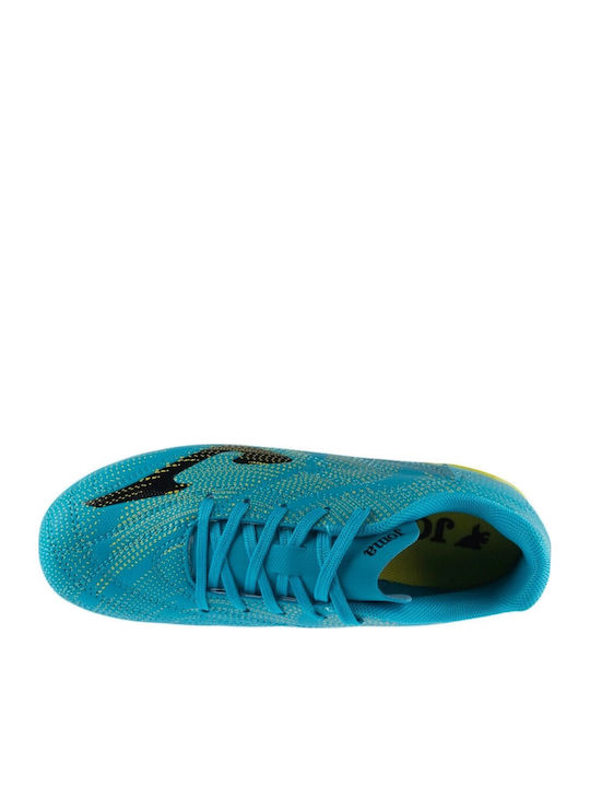 Evolution Jr AG Kids Soccer Cleats with Molded Studs Blue