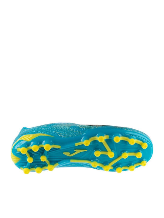 Evolution Jr AG Kids Soccer Cleats with Molded Studs Blue