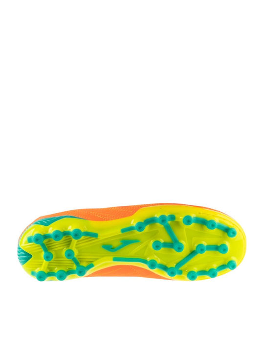 Evolution Jr AG Kids Soccer Cleats Molded Orange