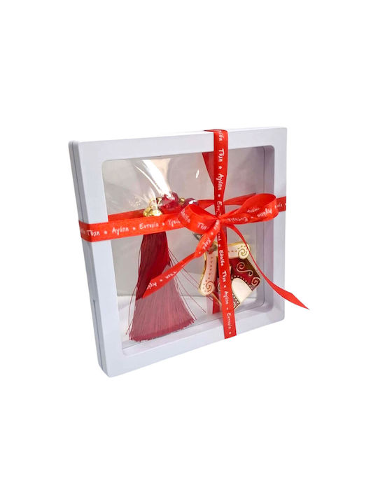 Kalliopi Silver Tabletop New Year's Lucky Charm Home Red 2027