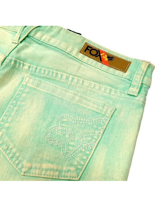 Damen Jean Shorts Grün