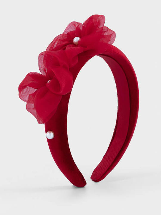 Mayoral Kids Headband with Flower Red