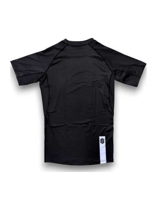 Chosen Men's Short Sleeve Shirt CHRS169 for Jiu-Jitsu Black