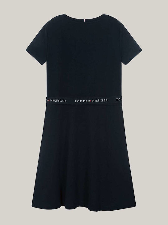 Essential Skater Children's Dress Short Sleeve Desert Sky