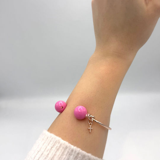 La Vie En Rose Christening Charm Handcuff Metal Rose Gold 25 Pieces