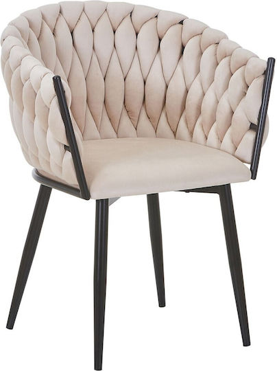 Dining Room Armchairs Verdi 64x54x80cm 2pcs Beige