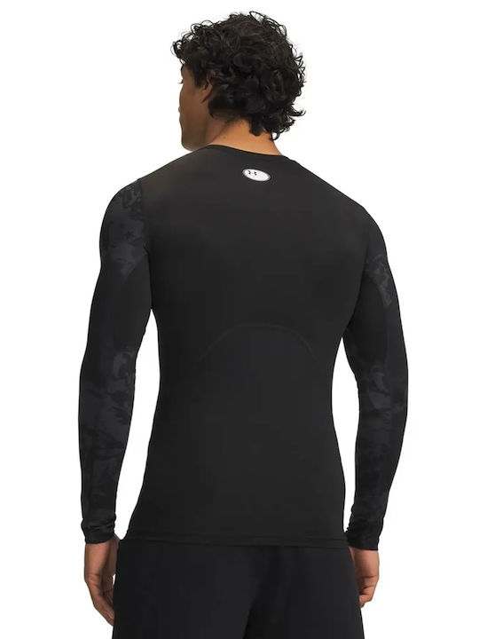 Under Armour Men's Thermal Long-Sleeved Compression Shirt Black