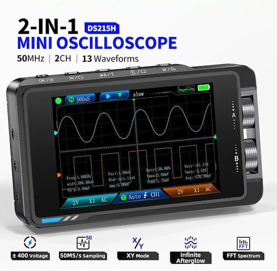 Fnirsi Oscilloscope & Frequency Generator 50MHz