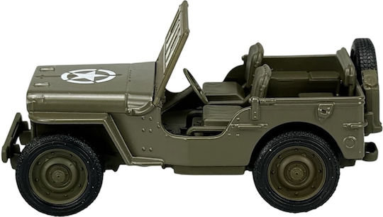 Welly Jeep Αυτοκινητάκι 1:34 Στρατιωτικό