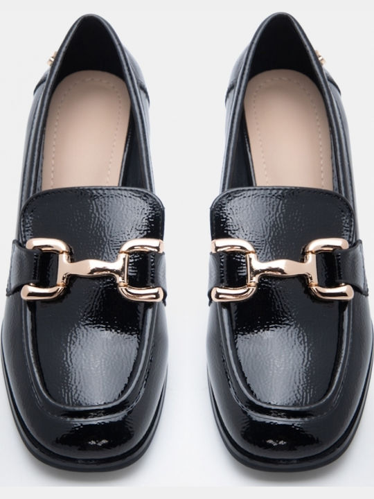 Pointed Toe Heels with Medium Black Heel
