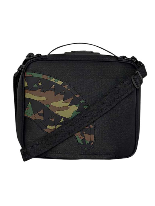 Geantă de umăr / crossbody pentru bărbați Neagră