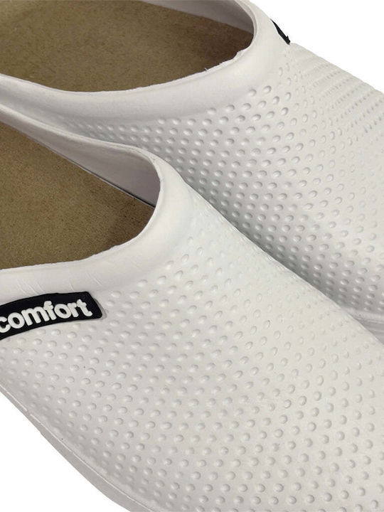 Ustyle Men's Anatomic Clogs White