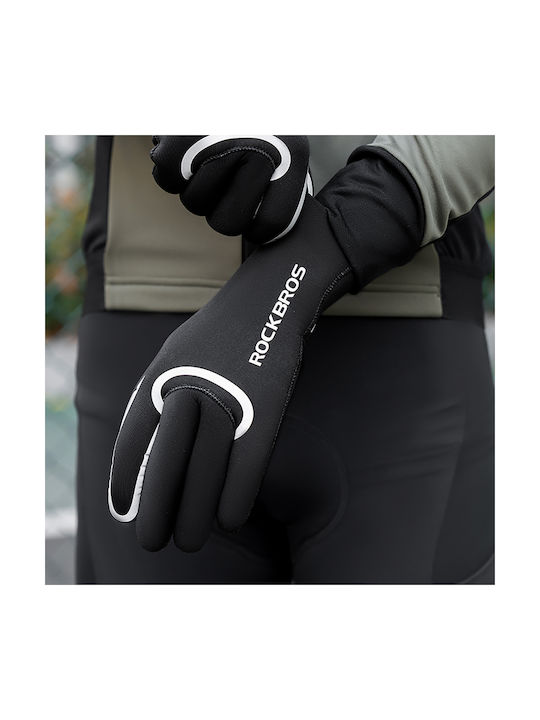 Rockbros Mănuși De Ciclism Lungi Pentru Femei Negre