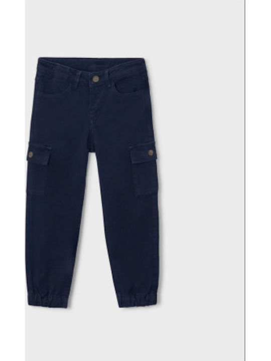 Kids Cargo Trousers Blue